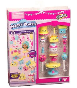 Shopkins-Happy-Places-Party-Time-Kitty-Season-3-Decorator-Pack-17-Piece-NEW