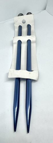 Agujas de tejer de aluminio anodizado Wrights Boye EE. UU. 11 8 mm azul - Imagen 3 de 4