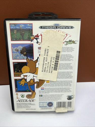 Bubsy II Sega Mega Drive gioco in scatola con manuale - Foto 3 di 20