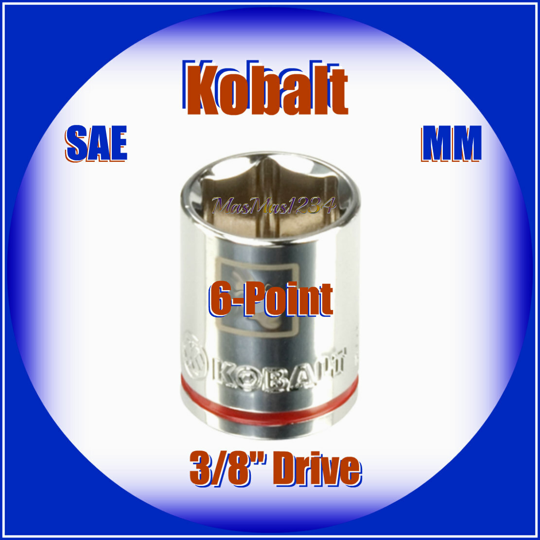 Kobalt Metric 3/8-in Drive 6-point 9mm Deep Socket Kobalt Metric 3/8-in Drive 6-point 9mm Deep Socket