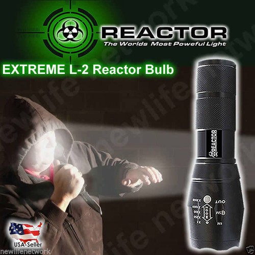 SHADOW TC1200 BLACK HAWK Flashlight REACTOR EXTREME IN STOCK NOW FREE SHIPPING - Imagen 2 de 9