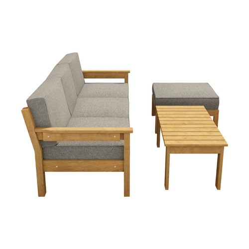 Livsip 5PCS Outdoor Furniture Sofa Set Lounge Setting - Picture 4 of 7