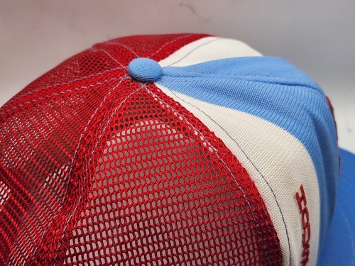 Cappello snapback vintage Houston Oilers AJD Lucky Stripes taglia Large made in USA - Foto 11 di 24