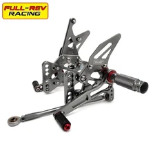FULL-REV For SUZUKI GSXR1000 GSX-R1000 2005-2006 Rearset Foot Pegs Footrests