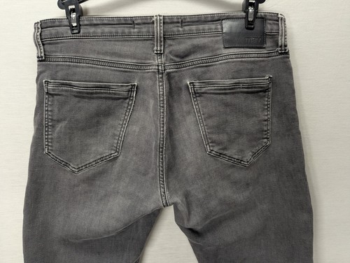 Mavi Jake Slim Leg Jeans Mens Size 33X32 (Fit 33x28) Smoke Gray Regular Rise - Picture 7 of 17