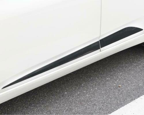 For Nissan Sentra 2020-22 Carbon Fiber ABS Body Side Door Molding Cover Trim 4X - Foto 3 di 6