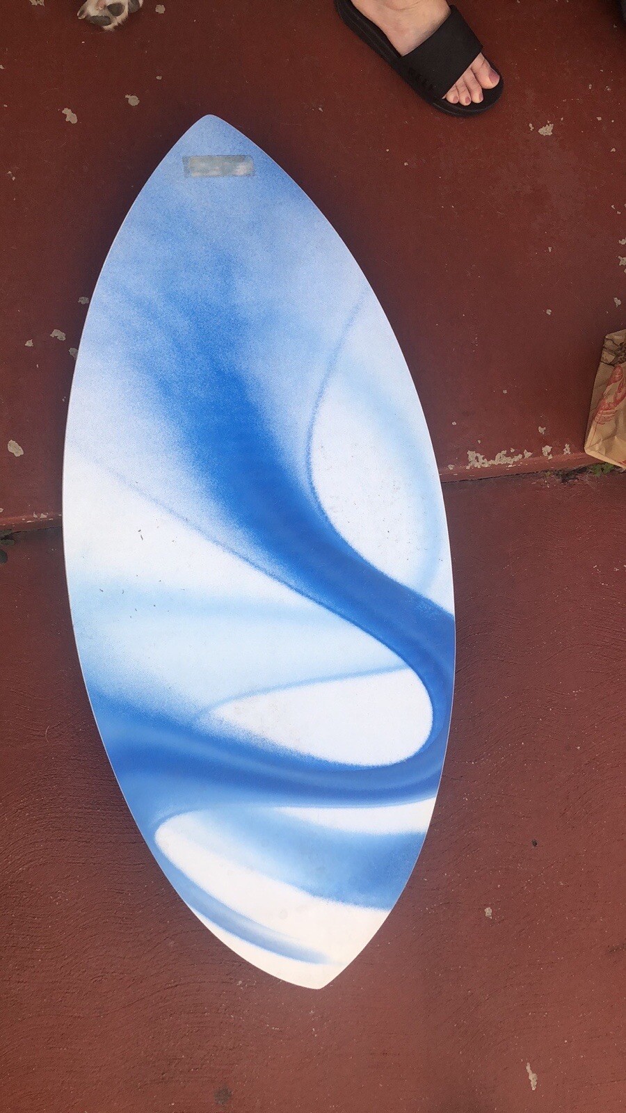 Wave Zone Diamond 40" Fiberglass Skimboard Complete Foot Pads Come