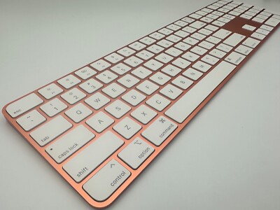 Orange Apple Magic Keyboard W/Touch ID & Numeric Keypad (10