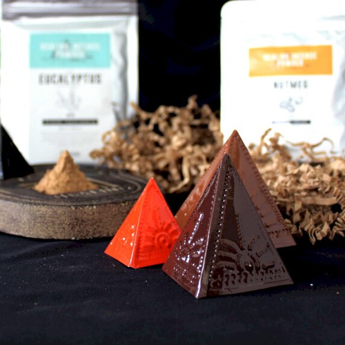 Incense Powder Pyramid Mould Set + Free 50g Powder - 3 Pieces Making Kit - Picture 2 of 23