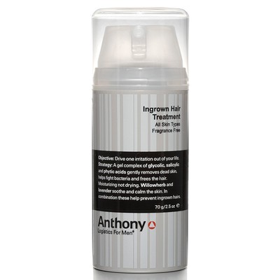 Anthony Logistics Ingrown Hair Treatment For Men Fragrance Free