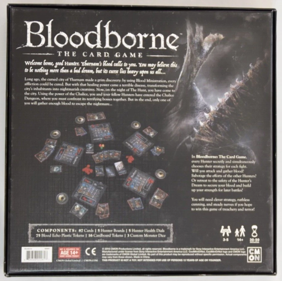 Bloodborne The Card Game by CMON Cool Mini or Not & Eric Lang - Image 2 of 3