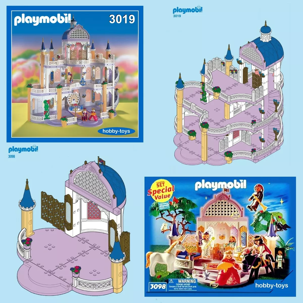 Playmobil * PRINCESS CASTLE 3019 3020 3098 9879 * SPARE PARTS SERVICE *