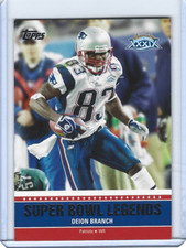 2011 Topps Deion Branch Super Bowl XXXIX Legends Insert 🏈New England Patriots🏈