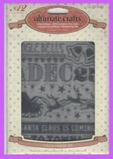 ULTIMATE CRAFTS A2 EMBOSSING FOLDER - DECEMBER 25