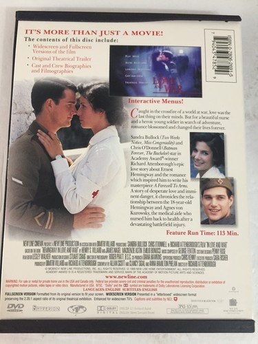 In Love and War DVD Ships Free Same Day With Tracking - Picture 2 of 2