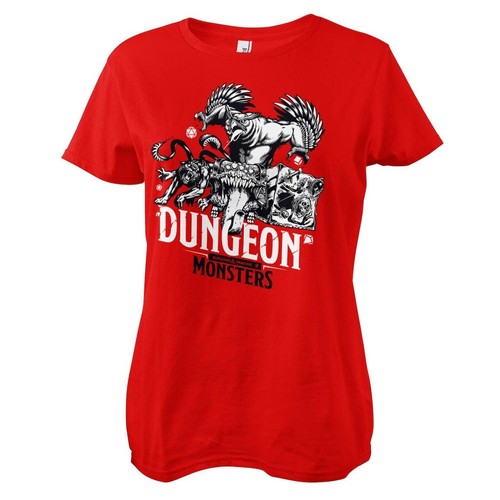 Officially Licensed Dungeons & Dragons -Dungeon Monster Women T-Shirt S-XXL Size - Picture 2 of 6