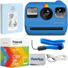 Polaroid Go Generation 2 Instant Film mini Camera (Blue) Bundle