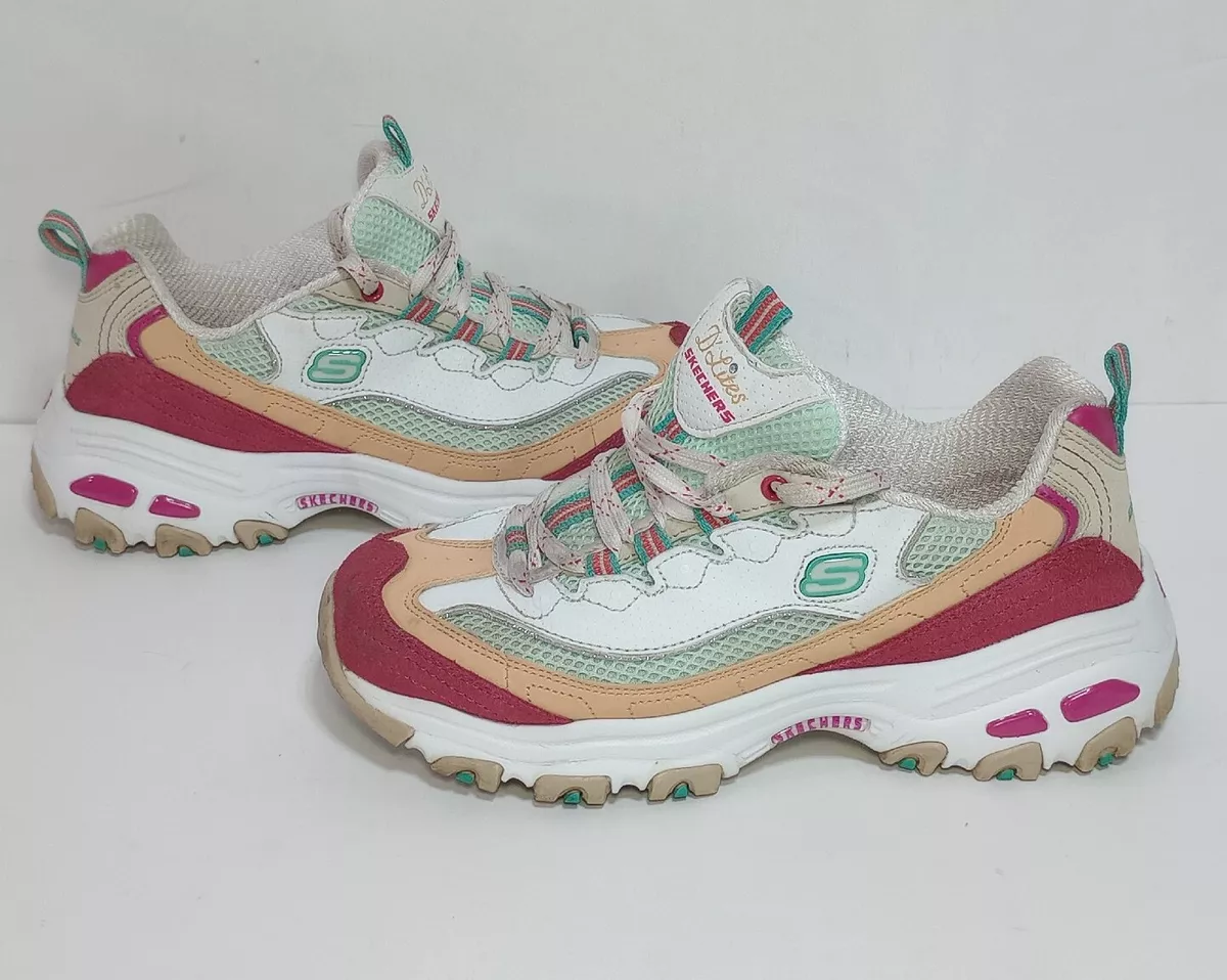 Sketchers D Lites Air Cooled Memory Foam Shoes 13146 Womens Size