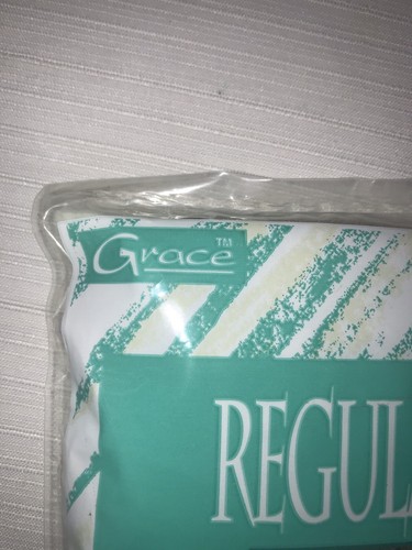 Grace Regular Pantyhose Suntan SZ Queen 2X VTG Comfort Panel Reinforced Toe 2 PR - Picture 3 of 5