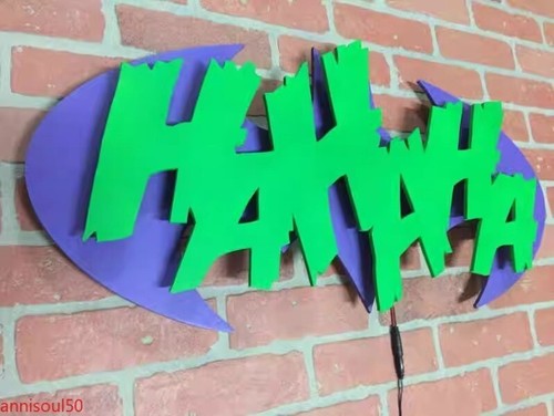 Batman & The Joker LED Night Lights Luminous Wall Lamp Superhero Sign Light New - Picture 5 of 10