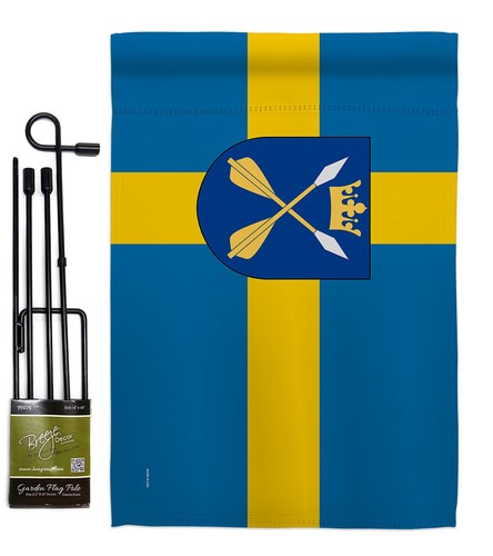Schweden Dalarna Garten Flagge Regional Deko Geschenk Hof Banner - Bild 7 von 19