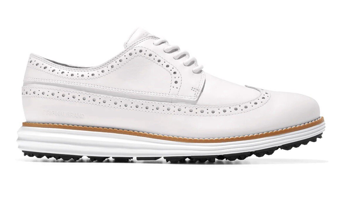 シューズ(女性用) COLE HAAN ORIGINAL GRAND GOLF 6.5 B Cole Haan OriginalGrand Shortwing Oxford Golf Shoes Women's