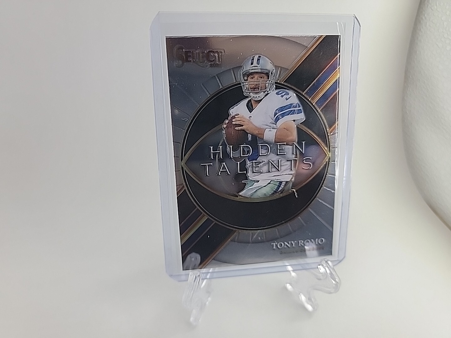 2021 Panini Select - Hidden Talents Silver Prizm #HT-10 Tony Romo Dallas Cowboys