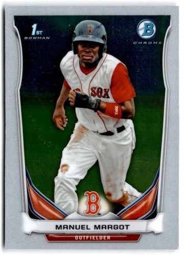 2014 Bowman Chrome Prospects Manuel Margot Boston Red Sox #BCP90 - Picture 1 of 2
