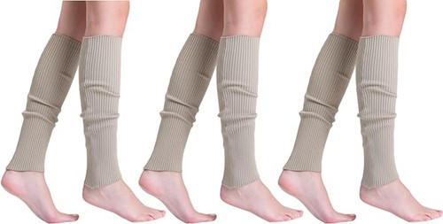 Leg Warmers for Women – 3 Pairs Soft Slouch Socks, Retro Knee-High or Scrunched - Picture 12 of 23