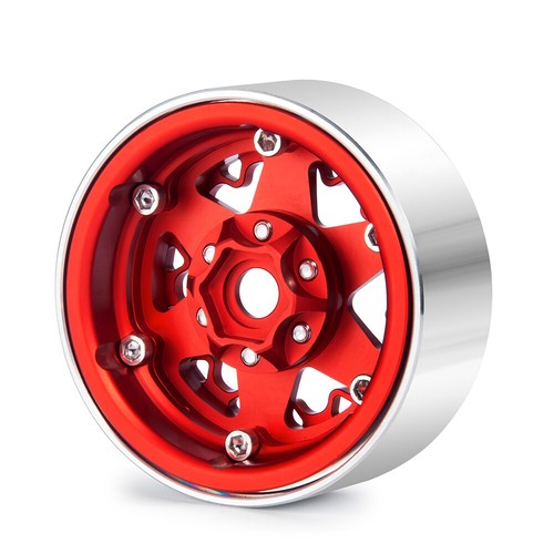 Ruota in alluminio 1,9" con anello beadlock esterno per 1/10 RC cingolato assiale SCX10 90046 - Foto 51 di 64