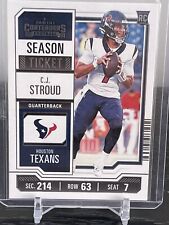 C.J. Stroud 2023 Panini Contenders - Season Ticket #40 (RC) Houston Texans