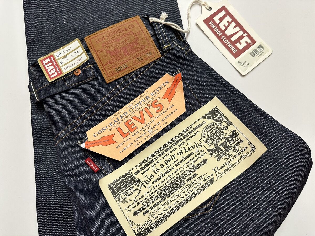 LEVI'S VINTAGE CLOTHING 1944 501 XX JEANS MADE IN JAPAN LEVI'S VINTAGE CLOTHING 1944 501 XX JEANS MADE IN JAPAN