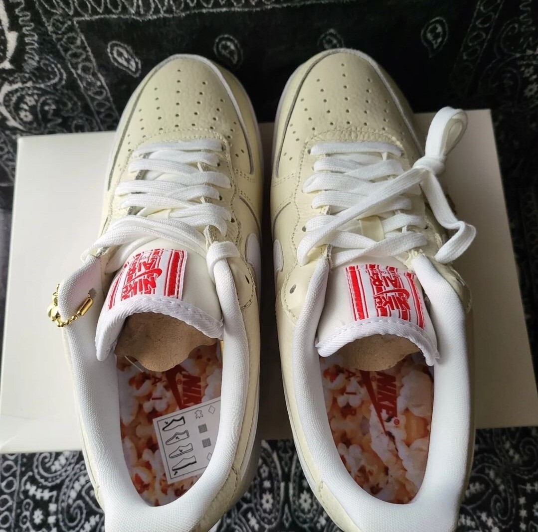Nike Air Force 1 ポップコーン Nike Air Force 1 Low '07 Premium Popcorn Men's - CW2919-100 - US