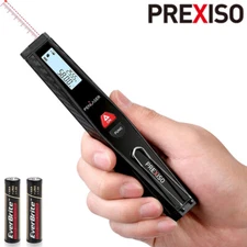 PREXISO Pocket Laser Measurement Tool Laser Distance Meter Backlit Laser Measure