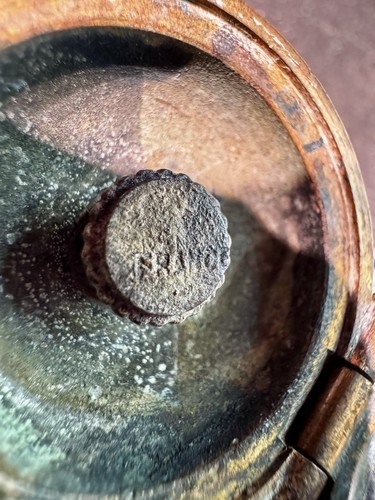 Antique Chinese Porcelain Inkwell With Later Added French Bronze - 18th/19th C. - Picture 18 of 24