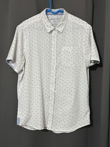 International Report Anchor Shirt – 4-Way Stretch, Nautical Print, Size L - Picture 1 of 7