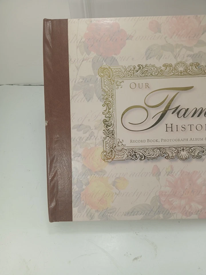 Vtg Our Family History Photo Album Scrap Book Victorian 1998 New Illustrated - Image 4 of 4