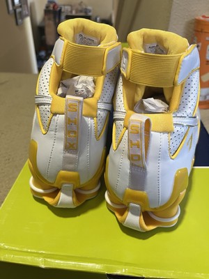 2005 Rare Nike Shox Bomber Jermaine O’Neal Pe Navy Yellow White Men\'s Sz 10 Nike Shox Bomber Jermaine O main image 3