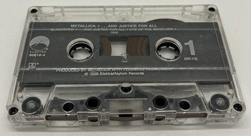 Metallica ...And Justice for All Electra Asylum 1988 Cassette Tape TESTED - Picture 6 of 8