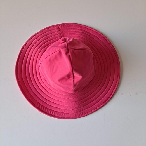 Hanna Andersson Reversible Swim Sun Hat Butterfly Print Summer Beach Girl Size L - Picture 4 of 8
