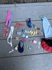 Vintage 1908’s Lot of Barbie Clothing, Accessories, Shoes, Camera, Purse,