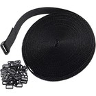 1Set Adjustable Reusable Hook and Straps with Buckles for