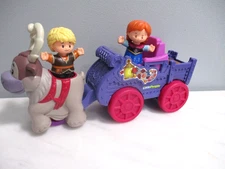 Fisher Price Little People Disney Frozen Kristoff’s Sleigh Sven Anna Kristoff