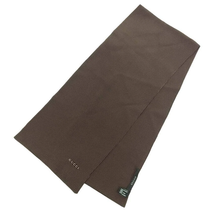 Vente Gucci écharpe cravate en soie à pois Ascot cravate écharpe aq8919