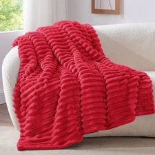 BEDELITE Twin Blanket for Couch  Bed, 300GSM Soft  Warm Fleece Blanket, Decor...