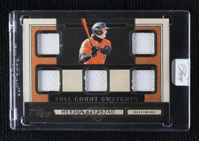2025 Panini Three and Two Full Count Swatches 18/49 Heston Kjerstad #FCS-HK 0c3