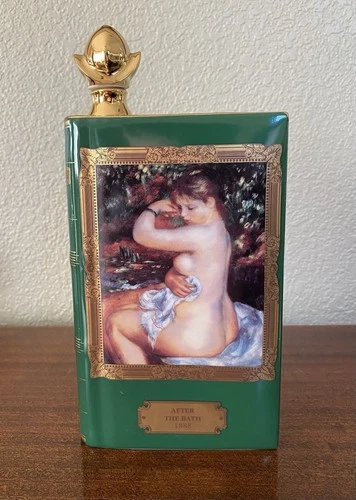 Limoges Castle Special Reserve Cognac Decanter Porcelain Whisky, Wine Bottle 22K