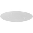  Acryl-Schneidebrett, transparentes, rundes Schneidebrett, rutschfestes,