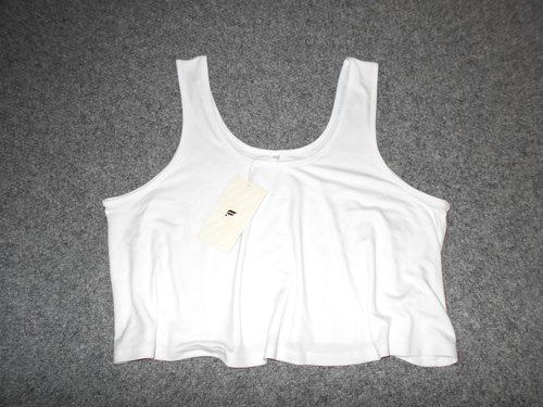 FABLETICS NEW! W/TAGS CARTER SWING TANK II WOMENS LARGE WHITE TANK SHIRT