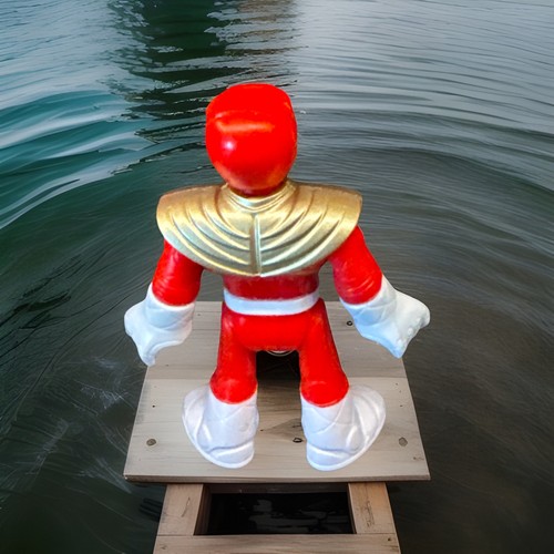 4 Power Rangers Imaginext Figures Black Red, Blue, Red 3" Fisher Price - Picture 8 of 23
